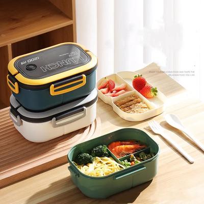 Niedliche Lunchbox für Kinder, Fächer, Mikrowelle, Bento-Lunchbox, Kinder, Schule, Outdoor, Camping, Picknick, Lebensmittelbehälter, tragbar