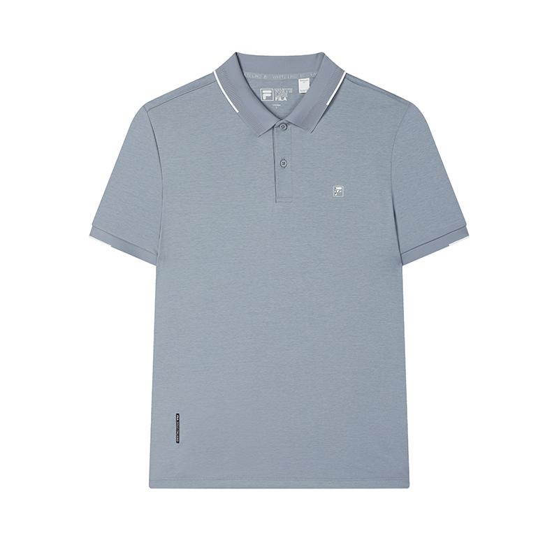 

New FILA WHITE Polo Shirt Men s Darkstone Blue BU F11M523108F-BU XXL