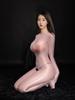 Sexy Five Finger Jumpsuit High Elastic Cortch Women'S Bodysuit Unitard Shiny Glossy Tights Transparent Night Woman Clothing