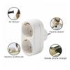 Universal 1 to 3/4 Way EU Conversion Plug 16A Fire Resistant Socket Adapter 250V Travel Adapter Travel Essential