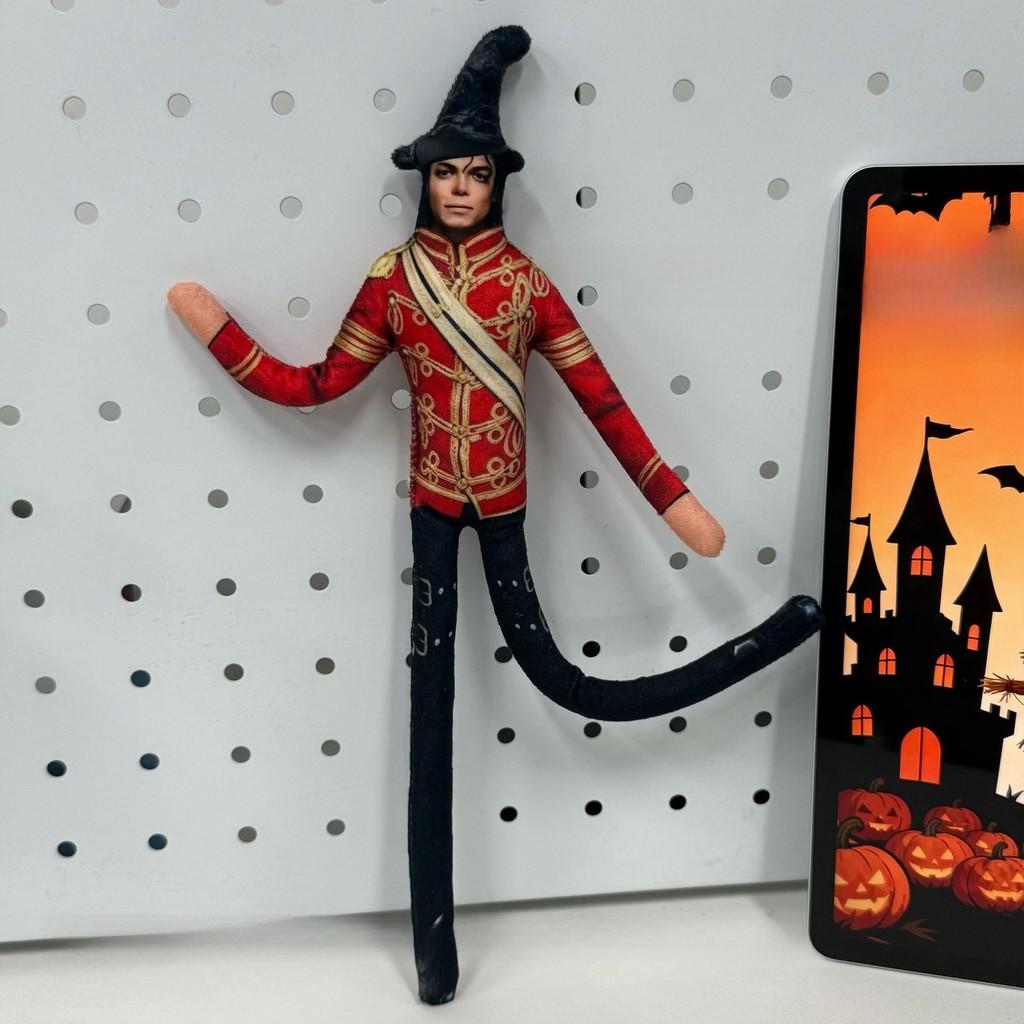 Michael Jackson Halloween Plush Doll With Skeleton Frame For Collectors