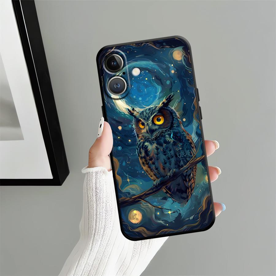 Fantasy Owl Case for Apple iPhone 17 Pro Max 13 Air 14 XR XS MAX 12 16 15 Pro 7 8 11 Funda Phone Cover