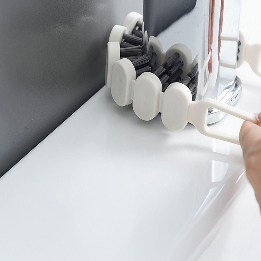 3pcs Soft Bristle Crevice Brush Multi-functional Slot Cleaning Brush  Floor Wall Tiles Window