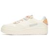 New Life Collection Anti Slip Wear Resistant Low Top Skateboard Shoes Women's White Blue Pink 922118018-3