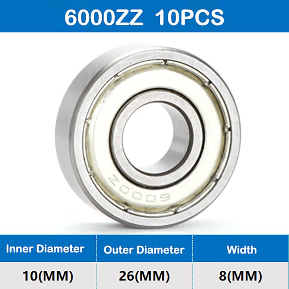 New Double Shielded Ball Bearings 608ZZ 608RS 6000ZZ 6000RS Miniature bearing 609ZZ 6001ZZ 6001RS Deep Groove bearing