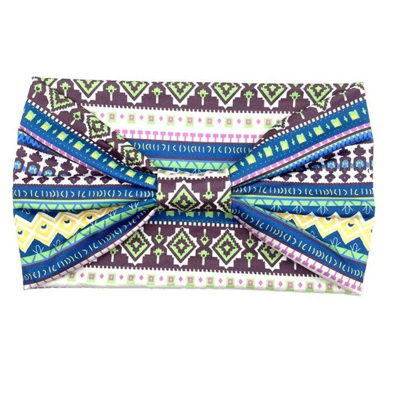 Atmungsaktives Stirnband für Damen Sport Haarband Böhmischer Stil Stirnband Weiblich Elastisches Kopfband Sportliches Kopfzubehör