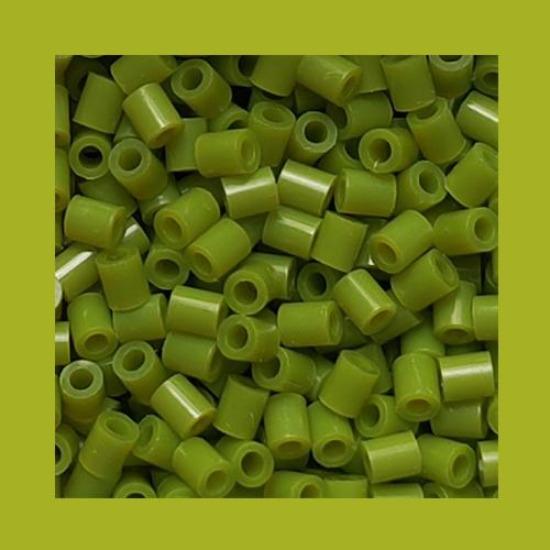 Green color 5mm 1000PCS Pixel Art YantJouet Hama Beads for Kids Iron Fuse Beads diy Puzzles Gift Children Toy