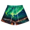 Unisex Breathable Mesh Sports Shorts - Casual Fit for Running, Fitness & Training, Above Knee Length