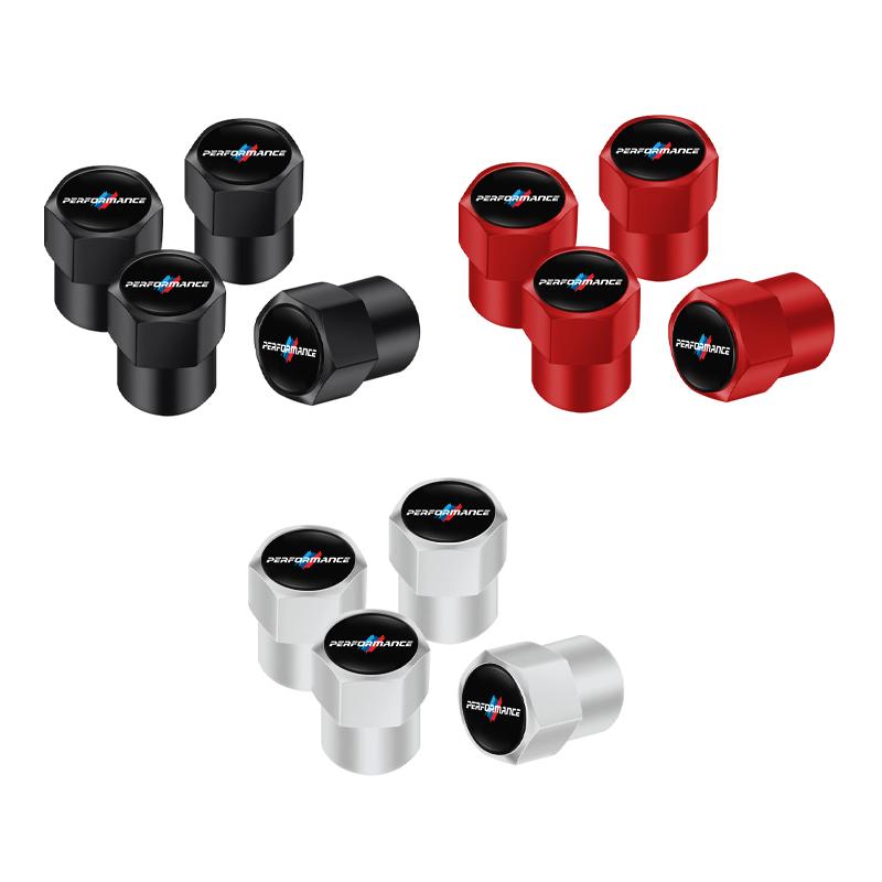4Pcs Car Wheel Tire Valve Stem Caps Airtight Cover Sticker For BMW M E46 E90 E60 F30 F10 E39 E36 F20 G30 E30 F11 G20 E87 E92 E91 XR1