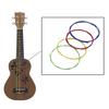 Colorful Ukulele Ukelele Uke Strings Nylon Material, 4pcsCelsiusset(Package Card Random Delivery)