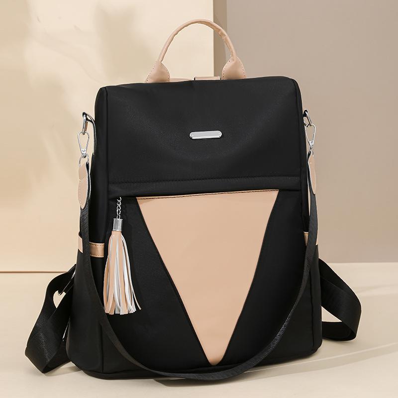 This Backpack Is A Simple, Fashionable, Soft-surfaced, Large-capacity Casual Backpack for Students