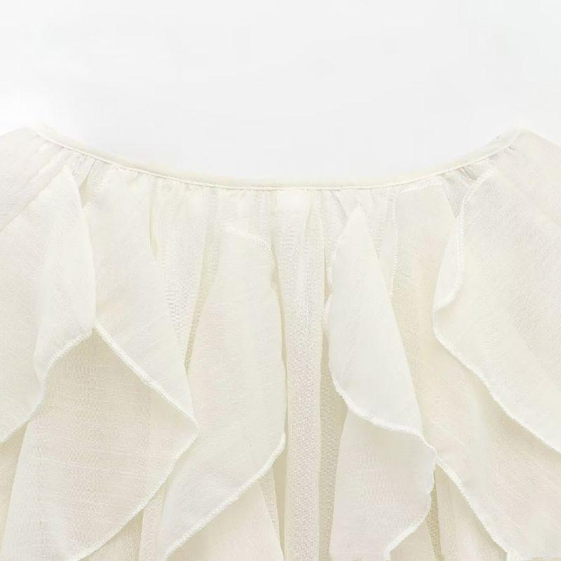 Kaslead New Arrival Women's Fashion Style Fashion Minimalist Laminated Decoration Shirt 4786063