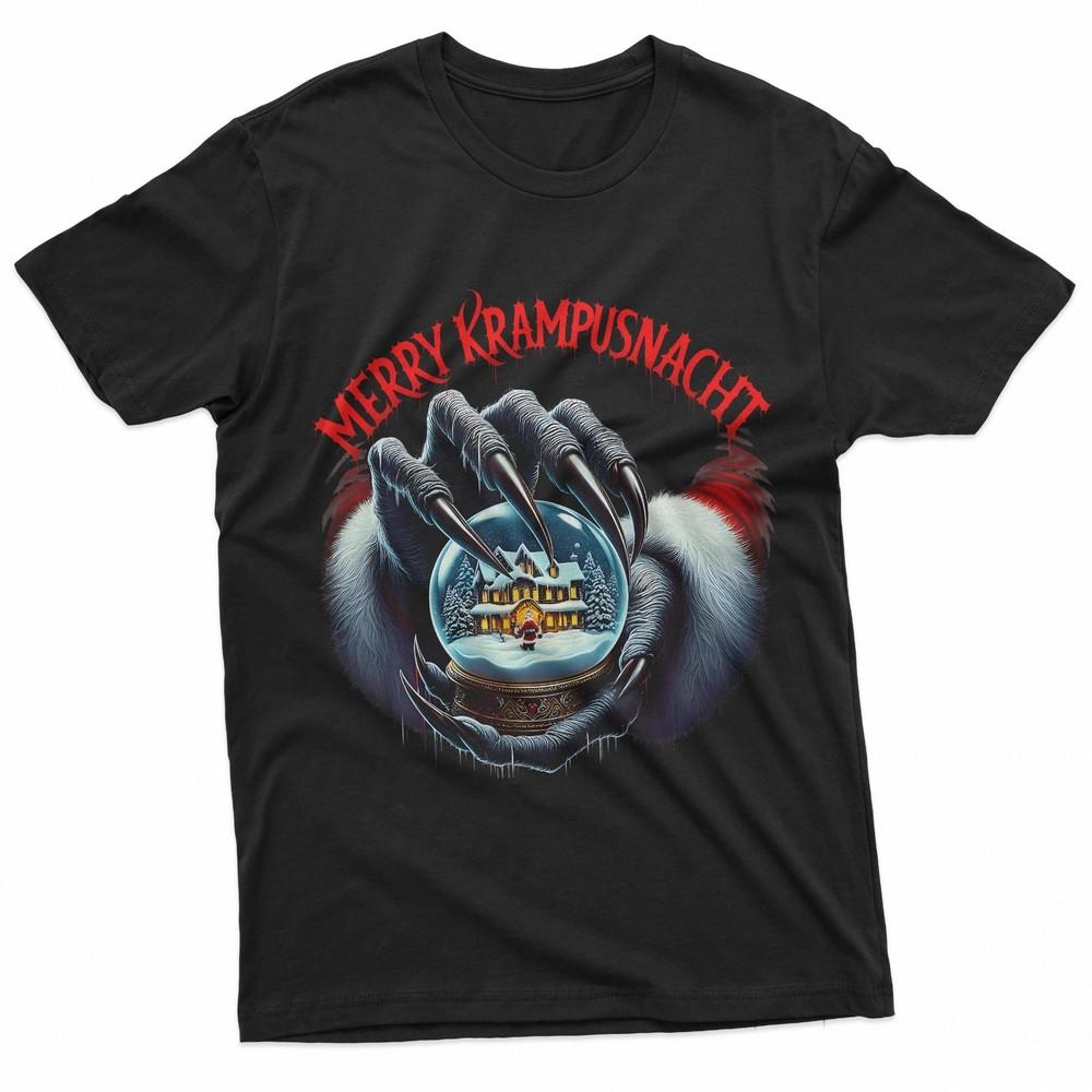 Krampus Merry Christmas Coming Town Gothic Xmas Horror TShirt Unisex T-Shirt S