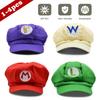 4Pcs Anime Cosplay Baseball Caps Character Role Playing Hats Festival Party Costume Surprise Present Accessories