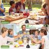 2/4PCS Fly Fans for Tables,Fly Repellent Fan with Soft Blades,USB or Batteries Powered,Soundless & Portable for Picnic BBQ Party
