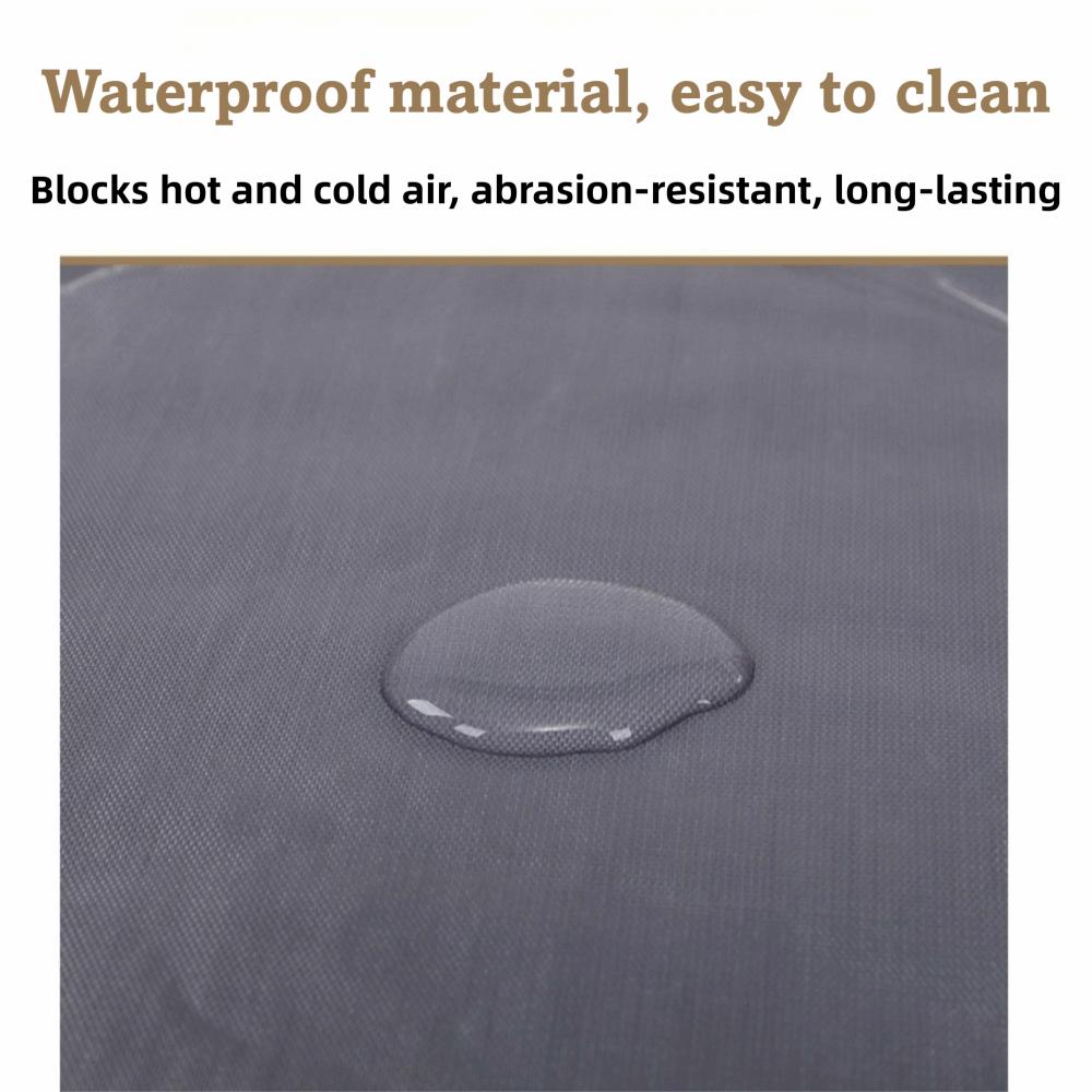 Cotton Door Curtain Soundproof Thickened Air Conditioner Curtain No Punching Windproof Thermal Insulation Curtain Household Use