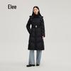 Ailolaiyi Women's Elegant Cinch-Waist Long Down Coat