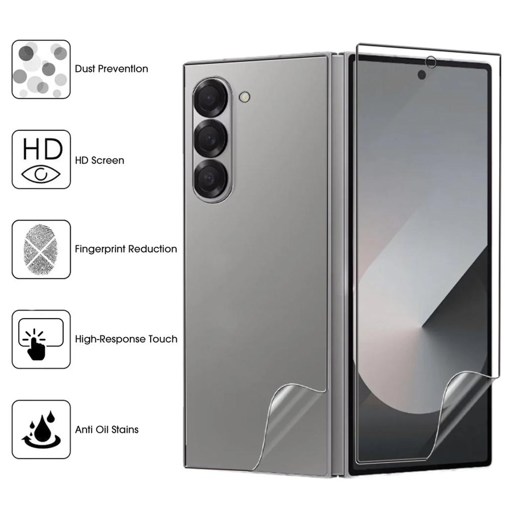 Fold7 Hydrogel Film For Samsung Galaxy Z Fold 7 6 5 Hinge Protective Soft Anti-scratch Screen Protector For ZFold7 ZFold6 zfold5