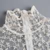 Elegant French Lace Detachable Collar With Flower Pattern Seethrough Design For Shirts Dresses And Sweaters Enhancement