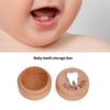 Aufbewahrungsbox für Milchzähne für Kinder Holz Souvenir Organizer Halter Etui für Babyzähne Erinnerungen und Säuglingswachstum