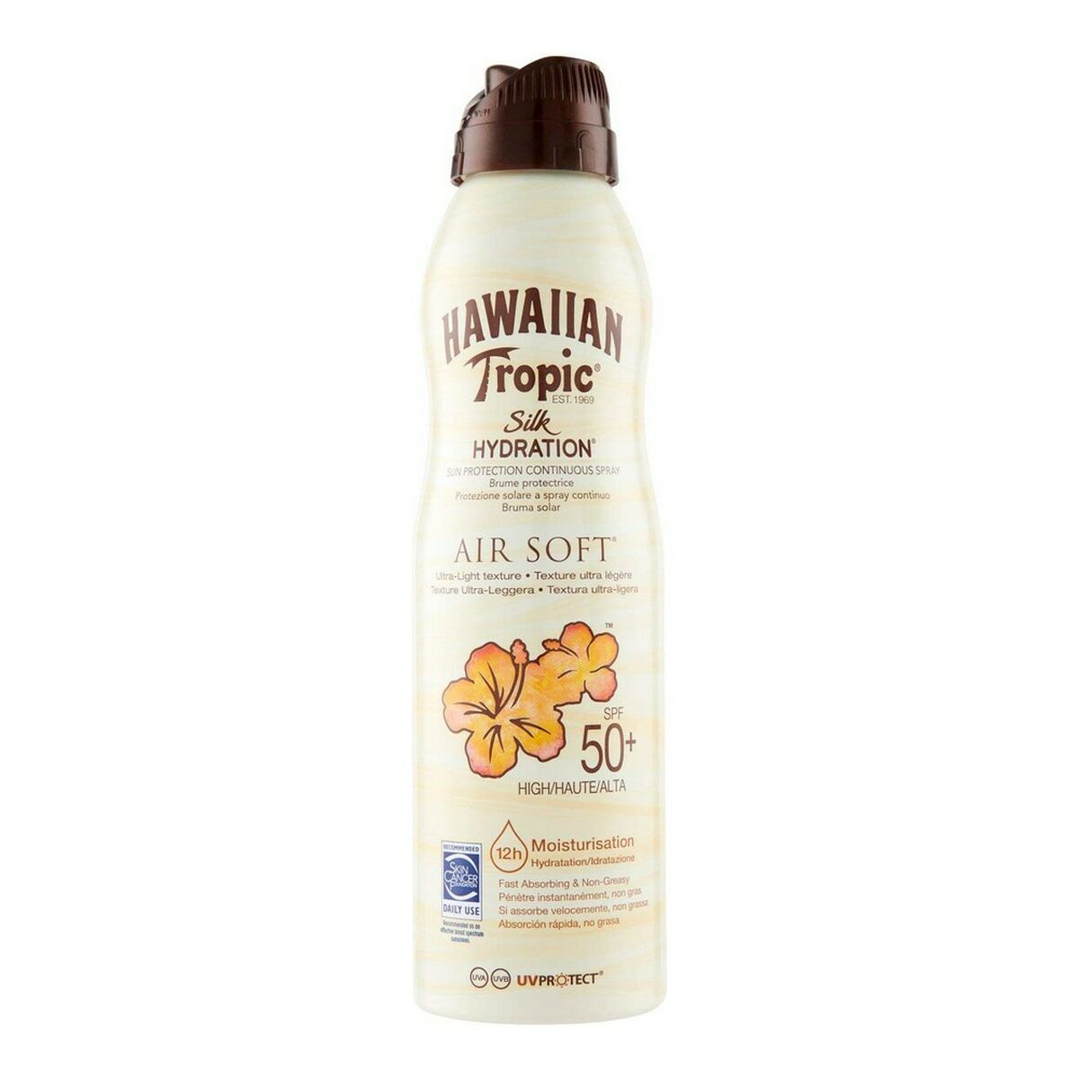 

Солнцезащитный спрей Silk Hydration Hawaiian Tropic Увлажняющий Spf 50 (220 мл)