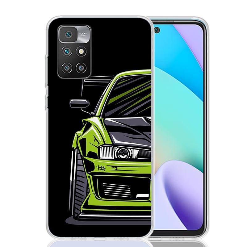 JDM Tokyo Drift Sports Car Male Men Case Phone Cover for Xiaomi Redmi 12 12C 10 10C 10A 9 9C 9A 9T 8 8A 7 7A 6 Pro 6A S2 K20 K30