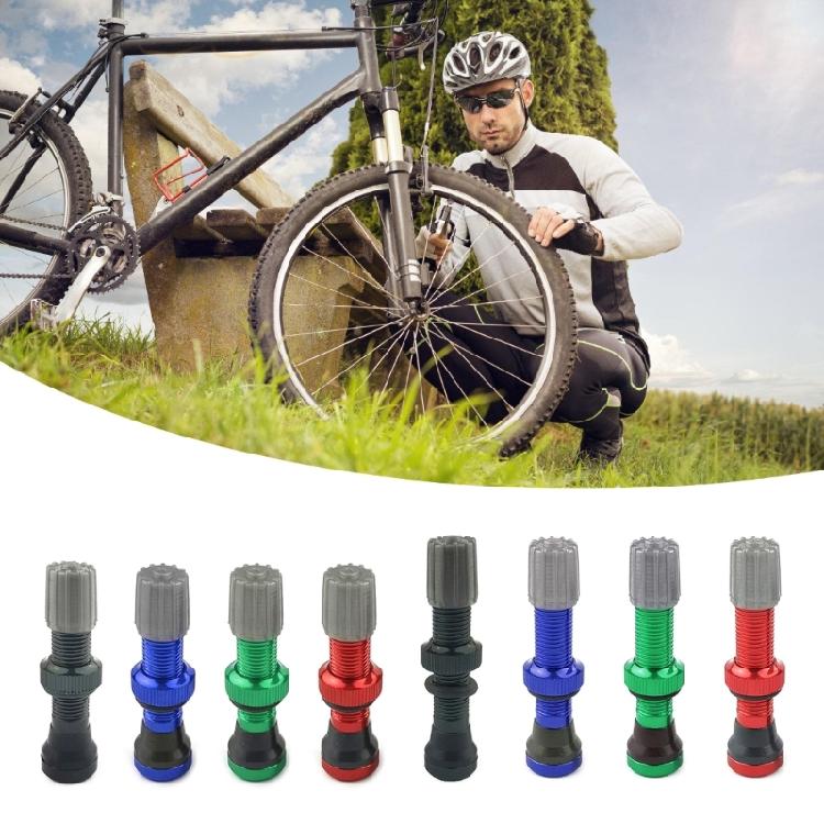 Easy To Install Aluminum Vacuum Valves Nozzle For Tubeless Bicycles Tires, Aluminum Bikes Valves For Cycling Enthusiasts