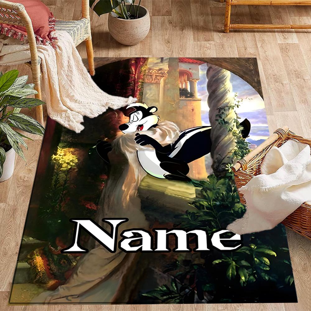 Looney Road Runner Adventure Customize Your Name Carpet Suitable for Decorate room Living Rooms Foyer Dormitory Anti-slip Rug Office home decor Spirit