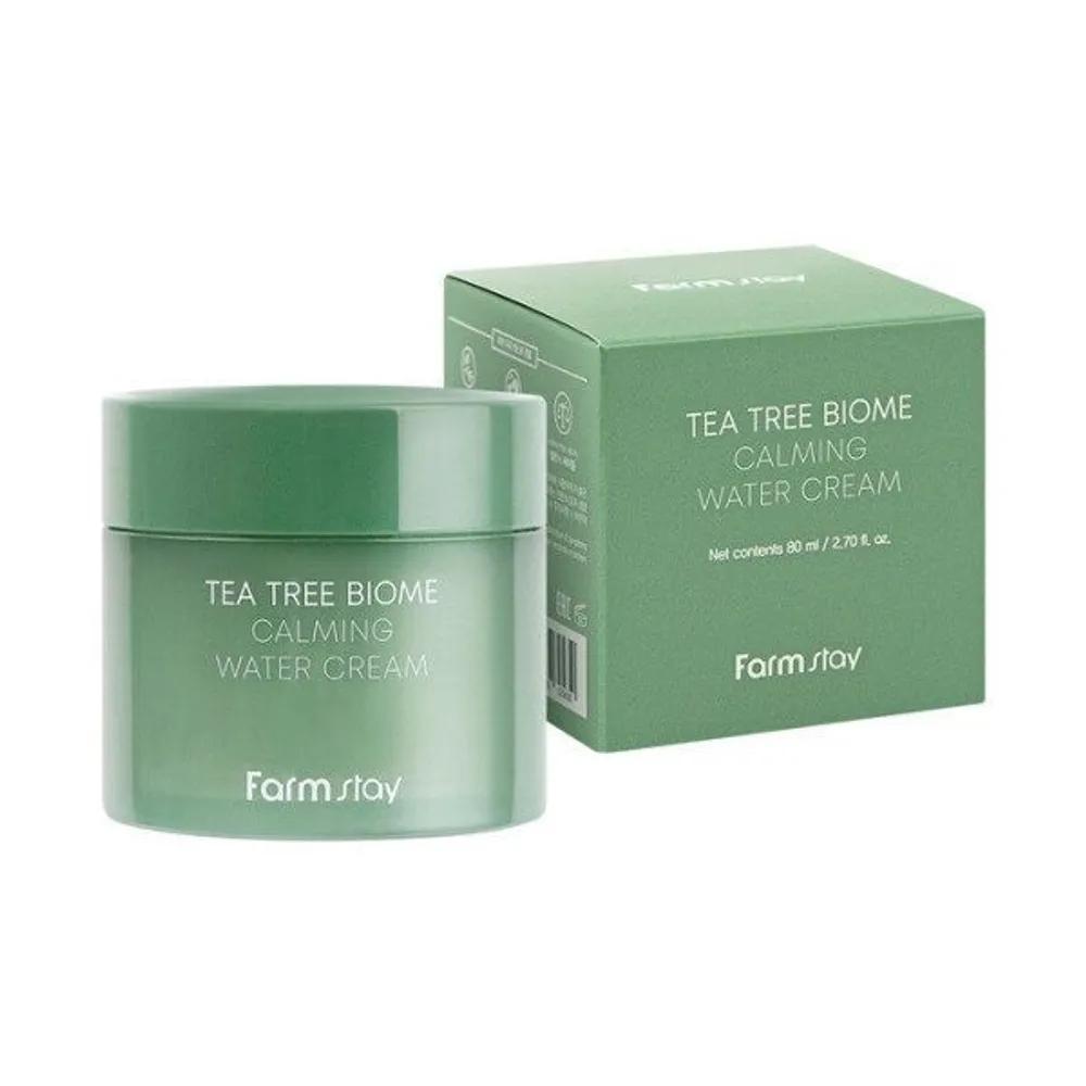 Farmstay_Tea Tree Biome Calming Water Cream 80ml - Tea Tree