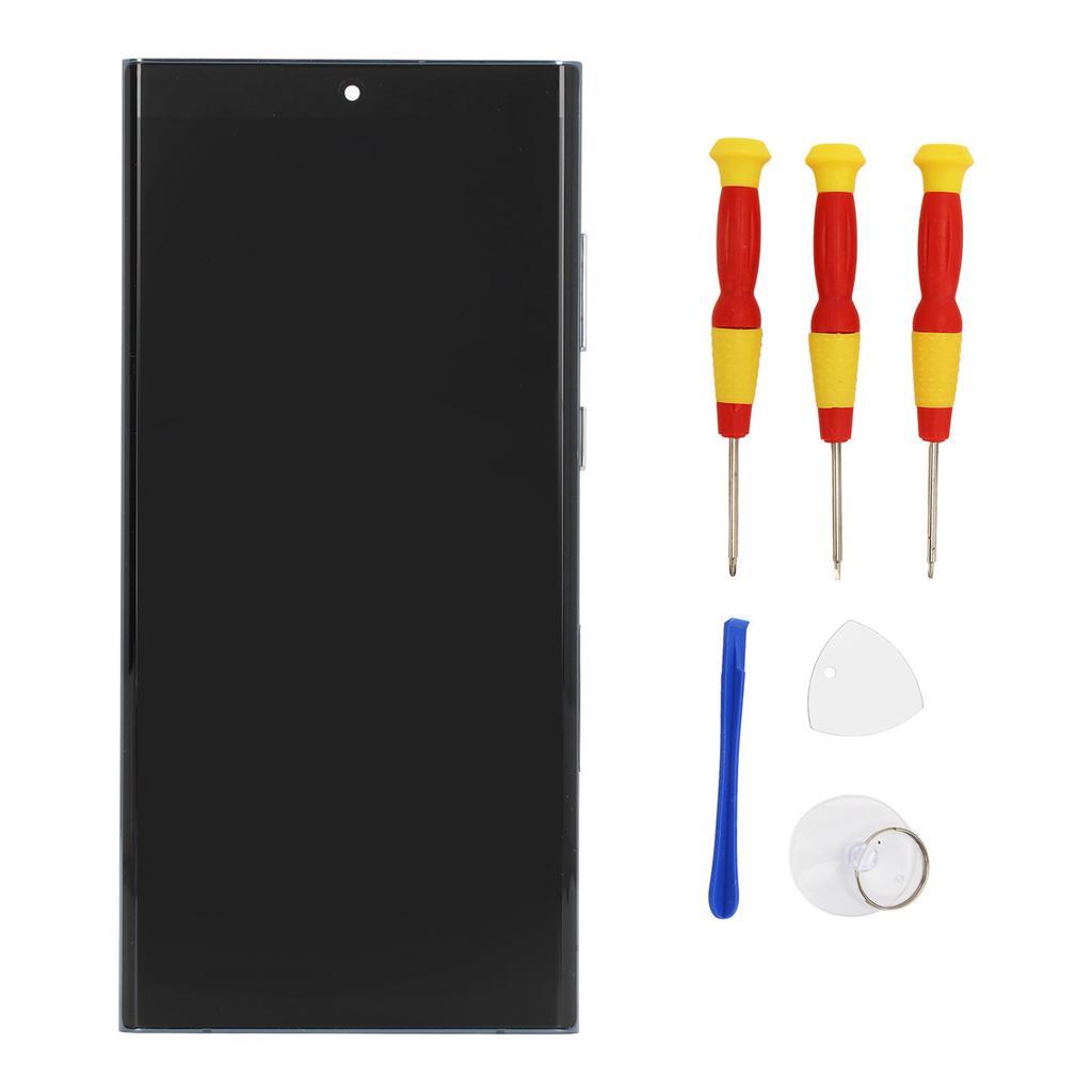 Screen Replacement for S22 Ultra S908B Organic Light Emitting Diode Touch Screen Digitizer with Repair Tools