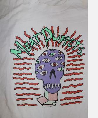 Vintage 80_s Meat Puppets Monsters T-shirt Cotton For Men Women