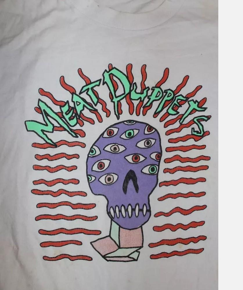Vintage 80_s Meat Puppets Monsters T-shirt Cotton For men Women