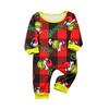 Parent-child Christmas Print Home Suit Long-sleeved Top And Pants
