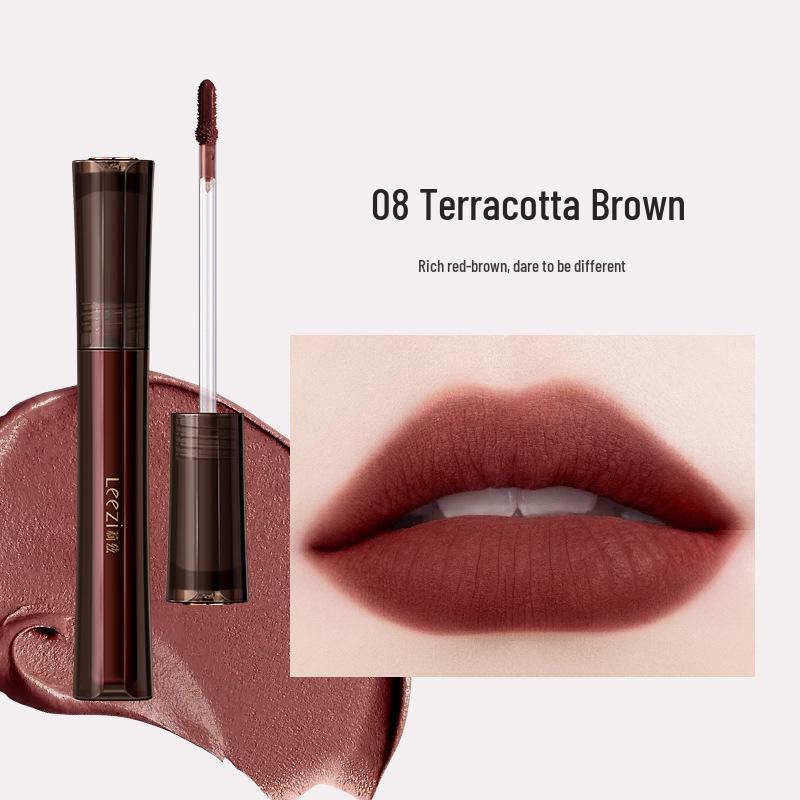 LIZ Velvet Air Lip Glaze: Matte Soft Mist Lip Mud for Vibrant Color
