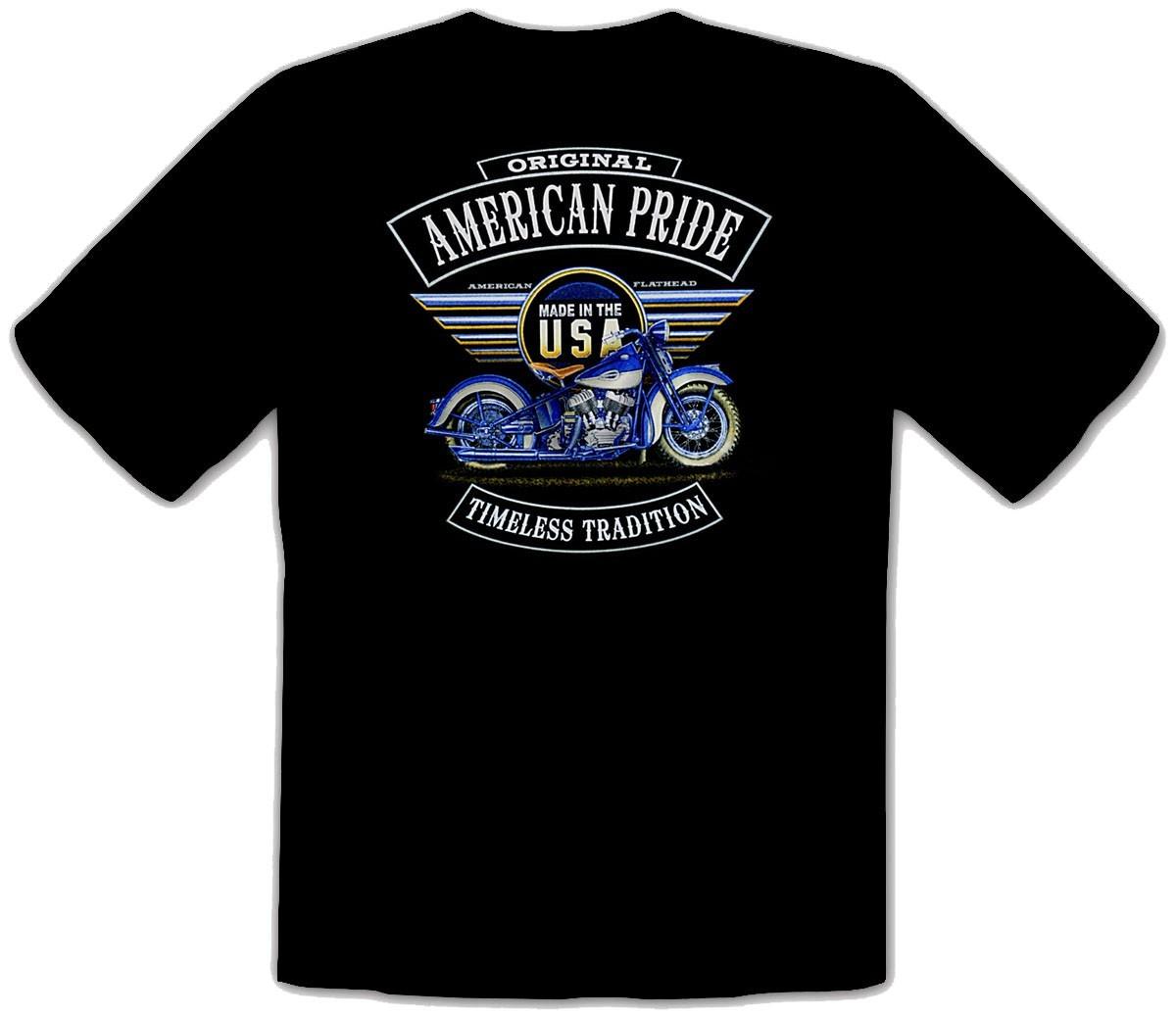 Vintage Biker Panhead Vintage Motorcycle Bike Motorcy Black T-shirt 386SWKid XL