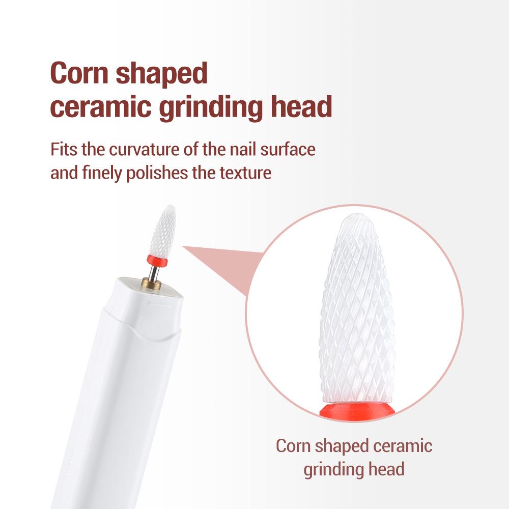 Portable Three-Speed Electric Nail Polisher and Cuticle Remover for Nail Art