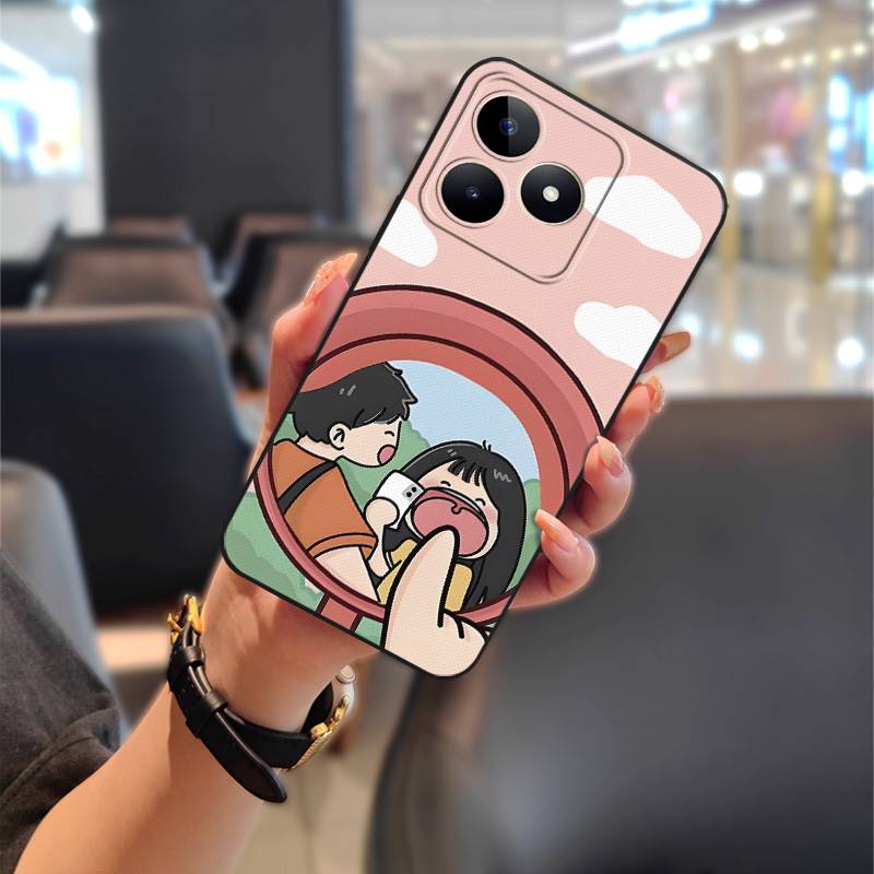 Protective Anti-dust Phone Case For Realme C53/Narzo N53/Note50/C51/C51S TPU Anti-knock Waterproof Phone Pouch Graffiti