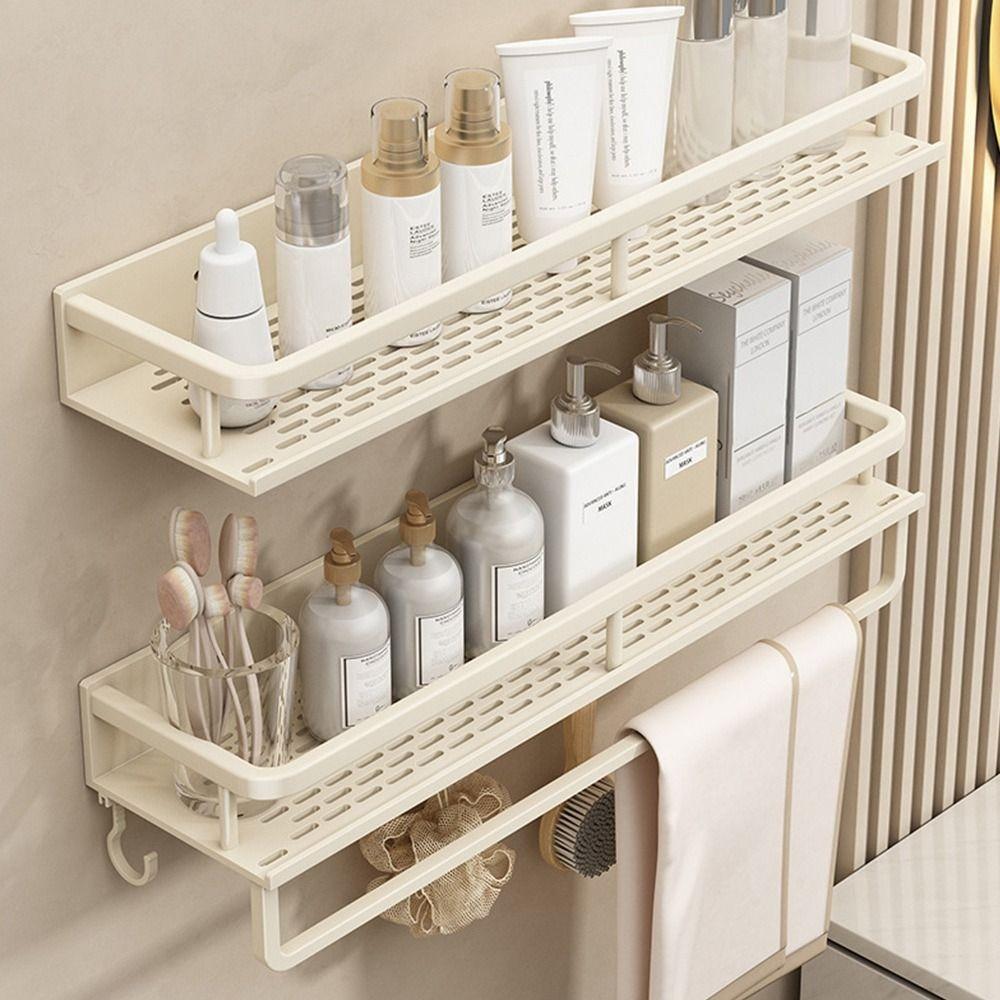 Wall Mounted Bathroom Hanging Plate Punch/Punch-Free Towel Rack  Bathroom Accessories