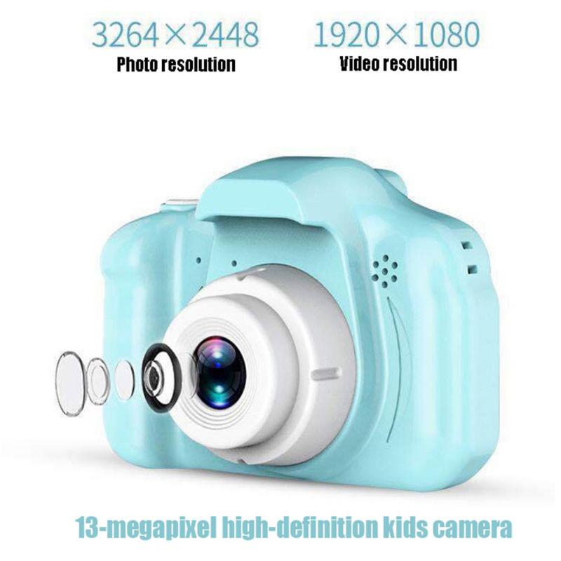 13 Million Pixel Kids Digital Video Camera Mini Rechargeable Toddler Smart Camcorder X2s Upgrade