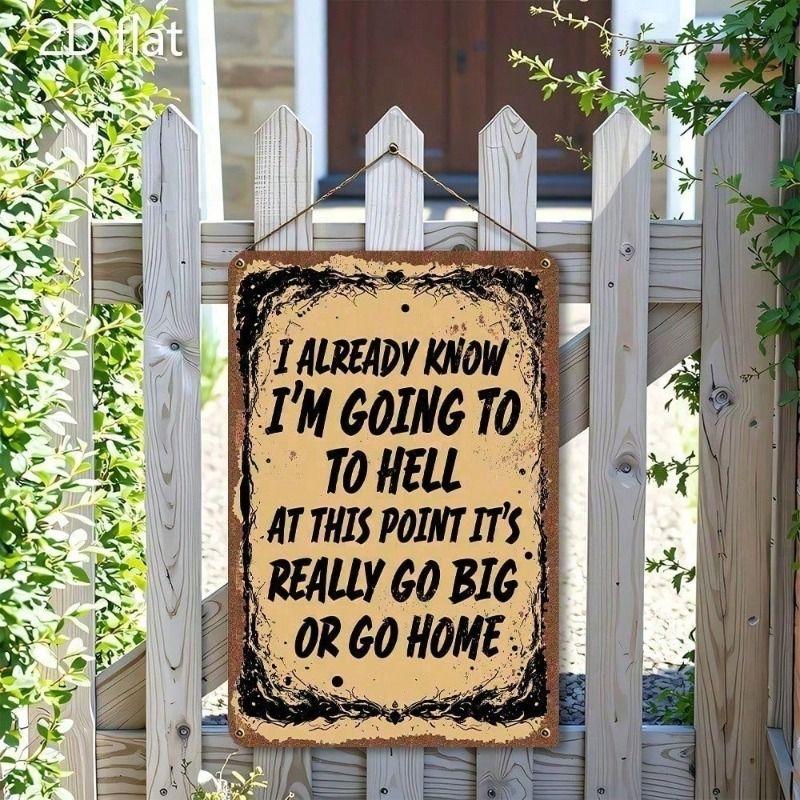 Metal Wall Art Poster, Retro Vintage for Home Bar Cafe