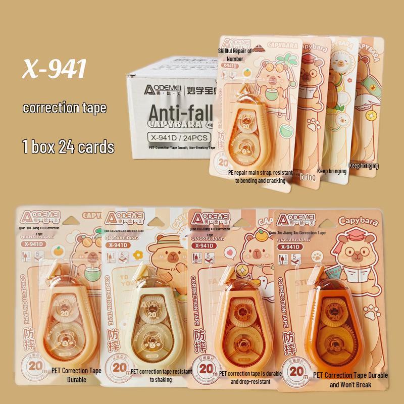 

20m Large Capacity Correction Tape - Cartoon Design for Students 20m Single Pack