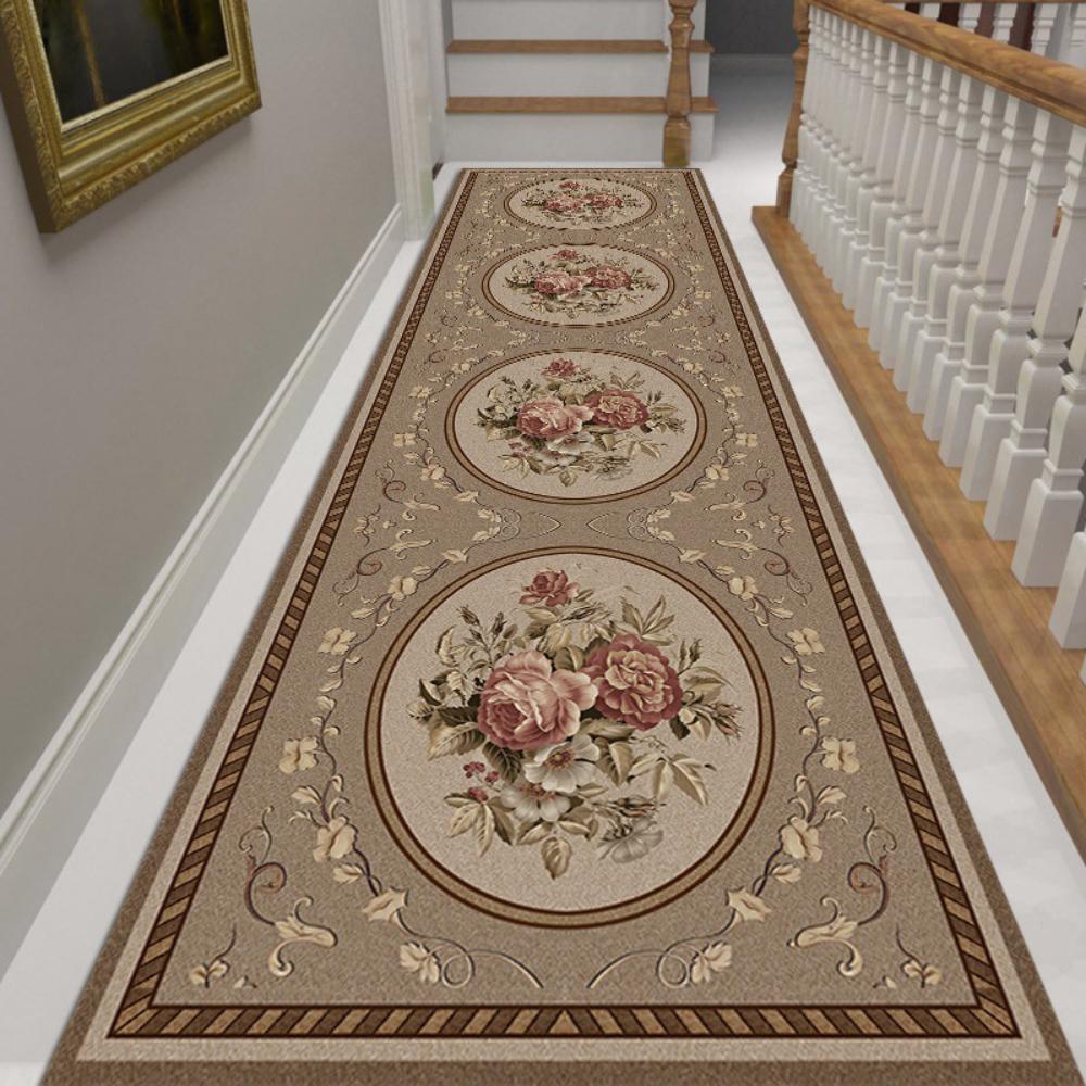 Nordic Style Living Room Hall Carpet Long Runner Hallway Corridor Rugs Kitchen Mat Anti-slip Doormat National Bedroom Area Rug