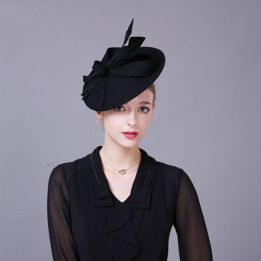 Stilvoller eleganter Pillbox-Hut für Brautpartys Vintage Fascinator-Hut Fascinator-Stirnband für Frauen Hochzeit Kirche