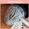 Denim Bucket Hat For Women With Sun Protection Breathable Fabric Summer Fashion Accessory