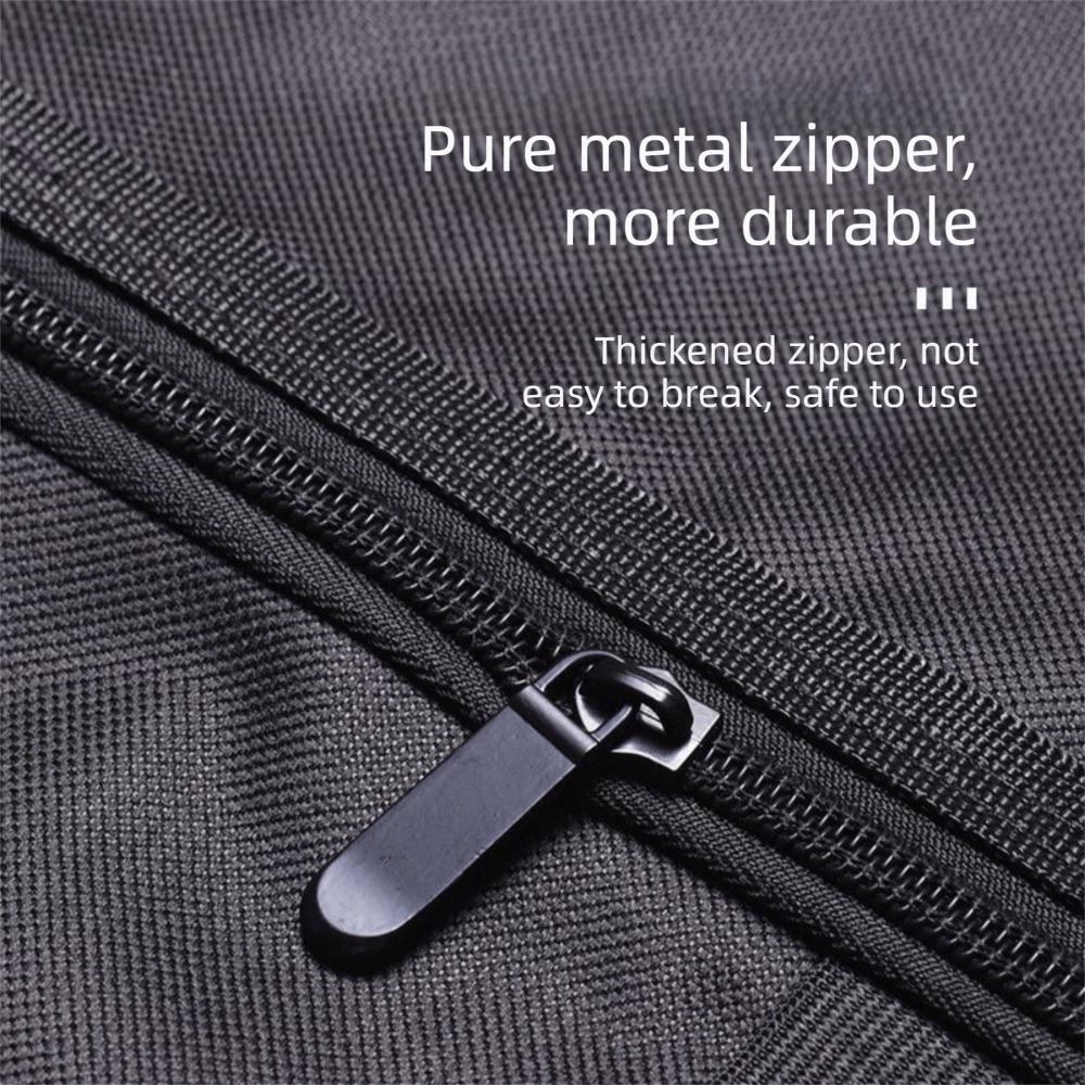 Heavy Duty Canvas Tool Bag Zipped Compartments Oxford Cloth Roll Up Tool Bag Reel Type Canvas Material Multi-Purpose Tool Pouch