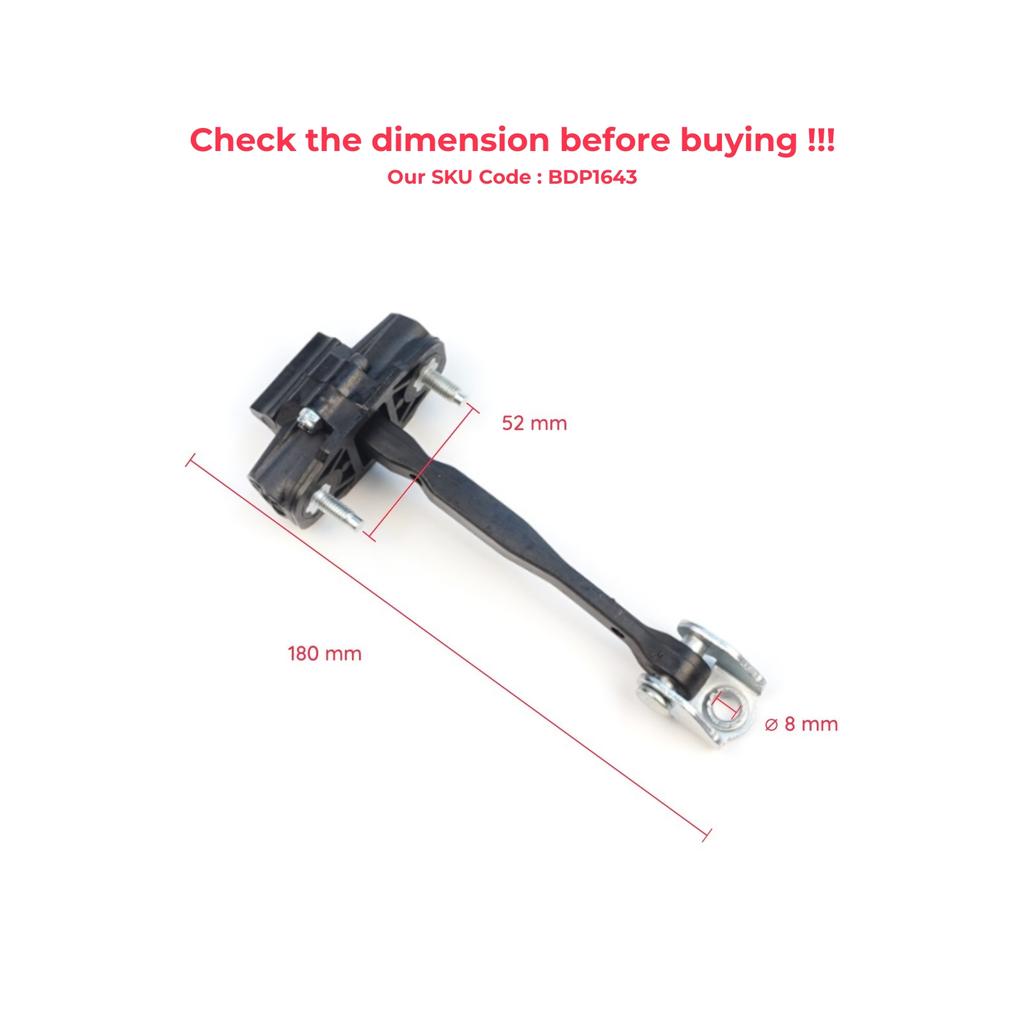 EDP1643 Rear Door Stop Check Assy Limiter Strap for Volvo C40 539 2021-On XC40 536 2017-On 31457263