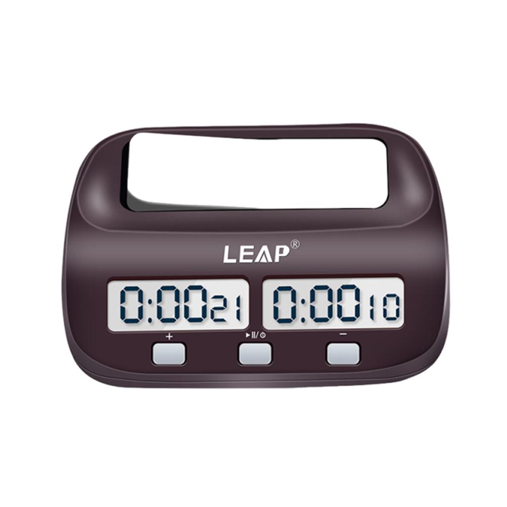 Digitale Schachuhr Professioneller Schachtimer Multifunktionale Tragbare Schachuhr Batteriebetrieben Spieltimer für Schachliebhaber