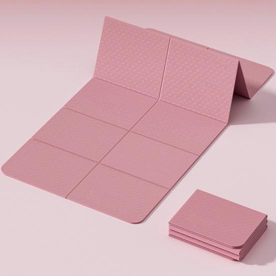 Saltea de Yoga Pliabilă Extra Groasă TPE Saltea de Exerciții Portabilă de Călătorie Anti-Alunecare Bărbați Femei Sală de Acasă Antrenament Pilates Pad de Podea