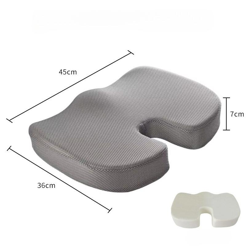 1Pc Seat Cushion Memory Foam U-Shaped Pillow for Chair Cushion Pad Car Office for Tailbone Pain Massage Pillow
