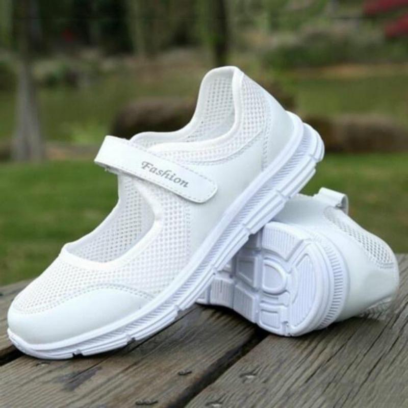Spring Summer Women Casual Sneakers Mesh Breathable Shoes Comfortable Running Shoes Fitness Shoes Walking  (Size 35~42)